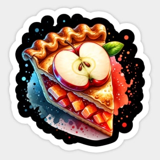 Apple Pie Kawaii Japan Sweet Slice Vintage Retro Sticker